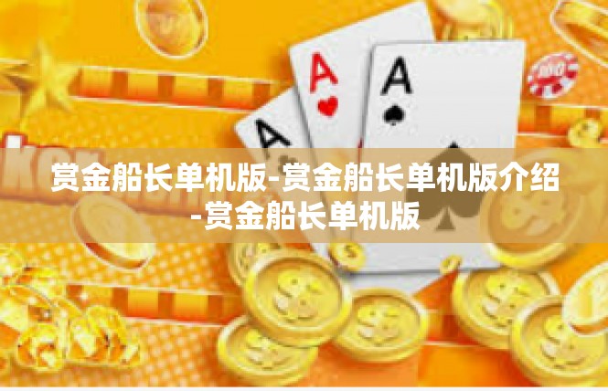 赏金船长单机版-赏金船长单机版介绍-赏金船长单机版