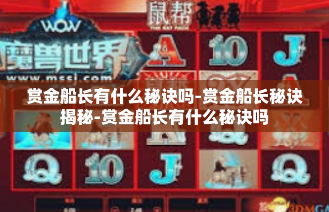 赏金船长有什么秘诀吗-赏金船长秘诀揭秘-赏金船长有什么秘诀吗