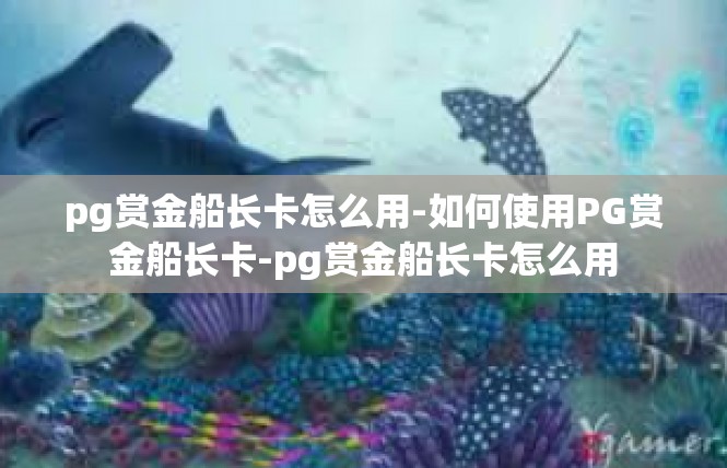 pg赏金船长卡怎么用-如何使用PG赏金船长卡-pg赏金船长卡怎么用