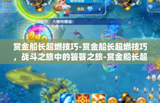 赏金船长超燃技巧-赏金船长超燃技巧，战斗之旅中的饕餮之旅-赏金船长超燃技巧