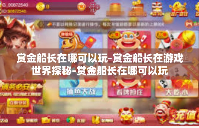 赏金船长在哪可以玩-赏金船长在游戏世界探秘-赏金船长在哪可以玩